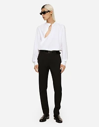 Stretch wool pants