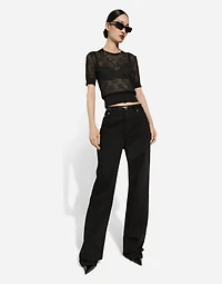 Loose denim jeans