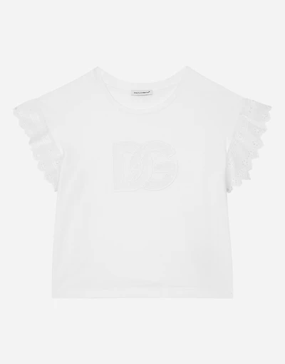 Jersey T-shirt with DG logo