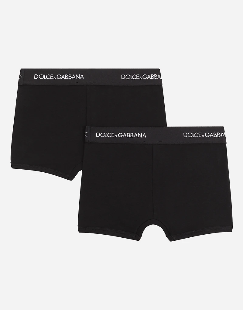 Boxer two-pack with branded elastic