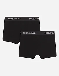 Boxer two-pack with branded elastic