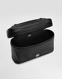 Calfskin nappa leather toiletry bag