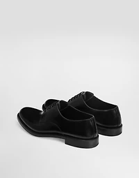 Brushed calfskin derby