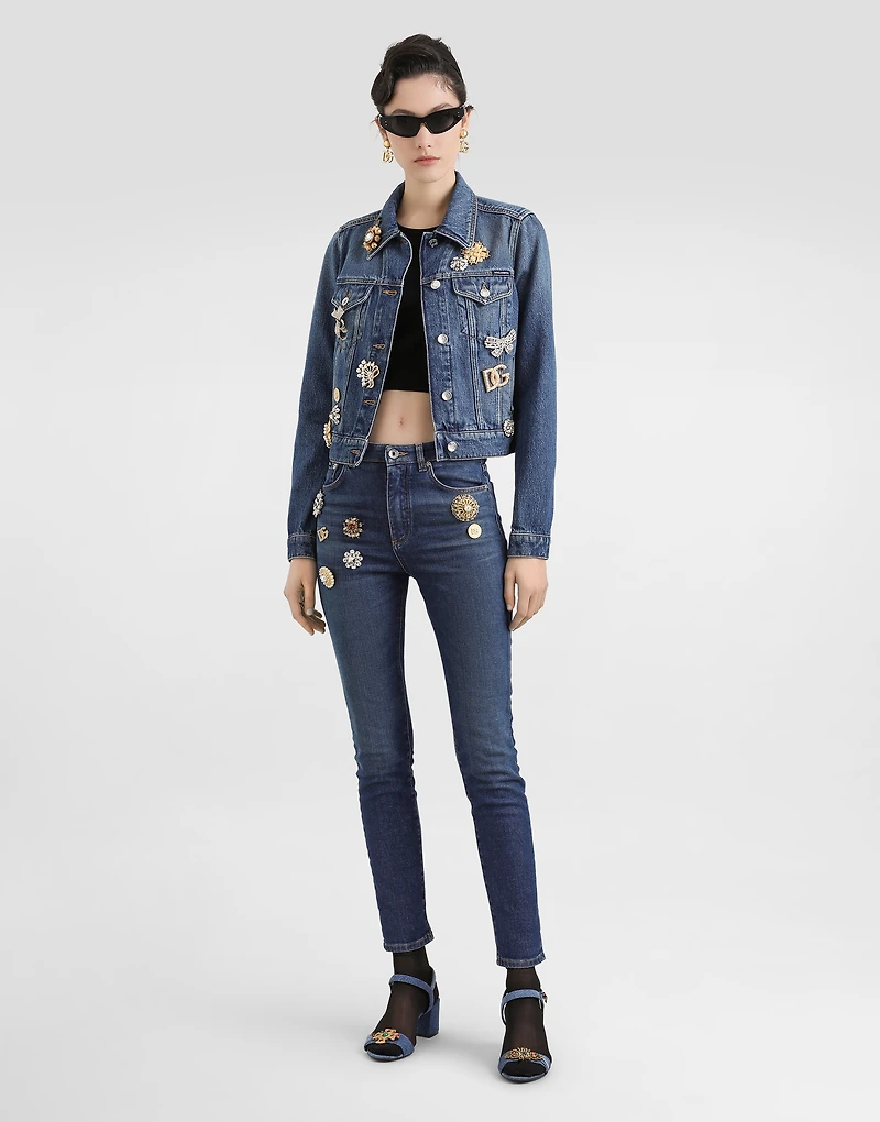 5-pocket denim trousers