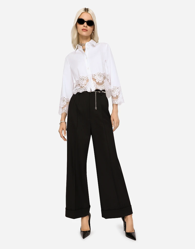 Twill culottes