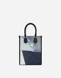 Small patchwork denim bag