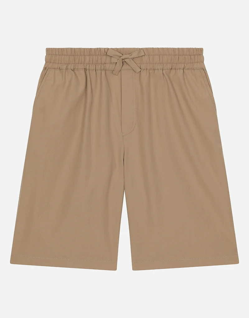 Poplin shorts with DG logo