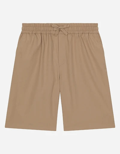 Poplin shorts with DG logo