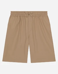 Poplin shorts with DG logo