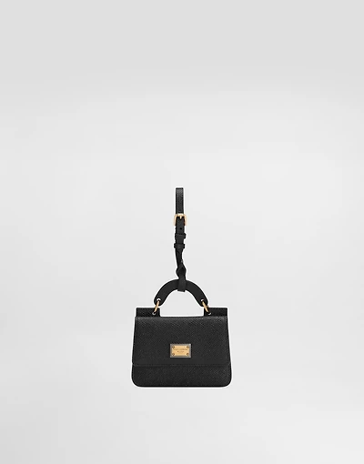 Dauphine print calfskin card holder