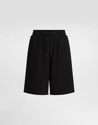 Cotton jogging shorts
