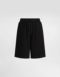 Cotton jogging shorts