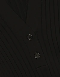 Wool flat-rib sweater