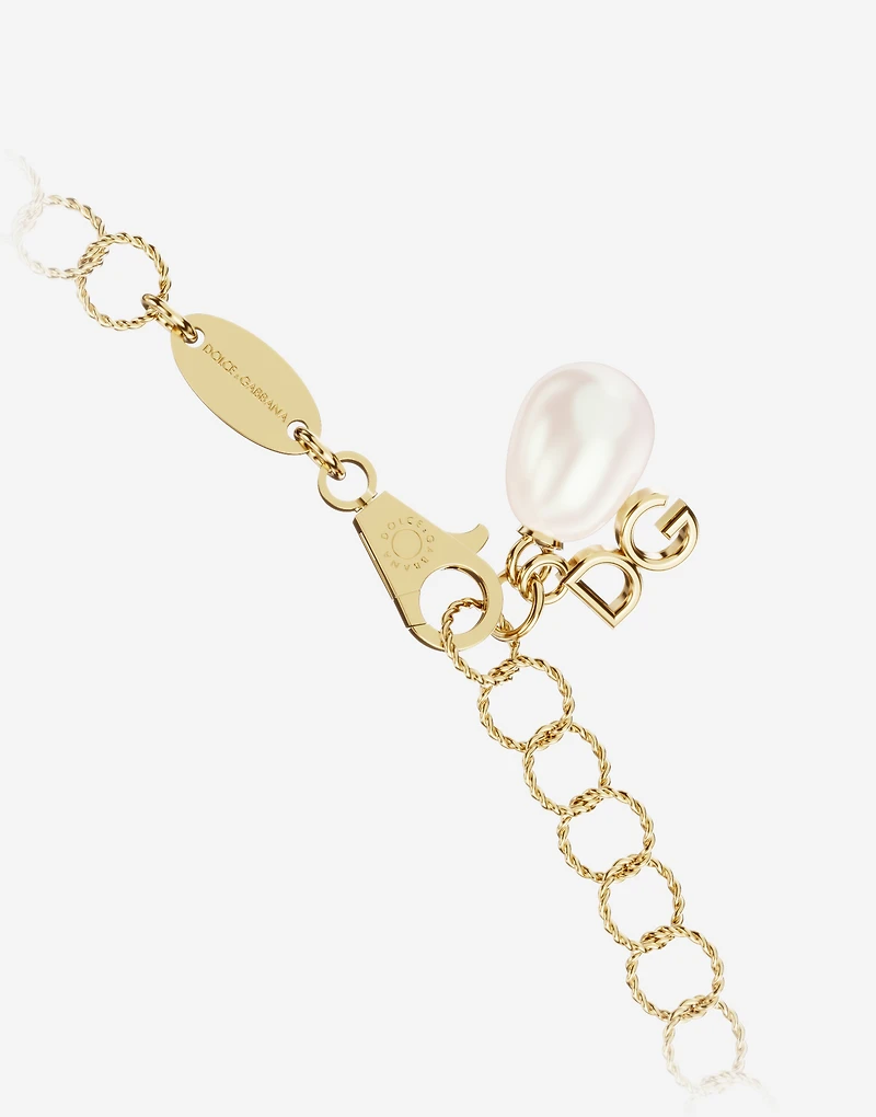 Lettering Necklace18-carat yellow gold