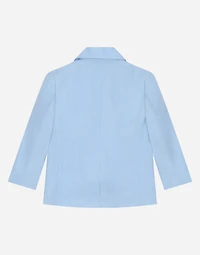Linen single-breasted suit