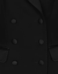 Double-breasted Dolce tuxedo jacket double stretch wool