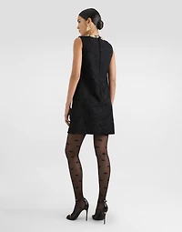 Brocade peony dres