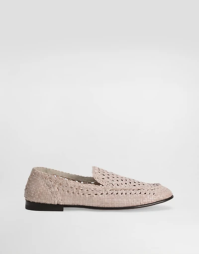 Polished goatskin slippers