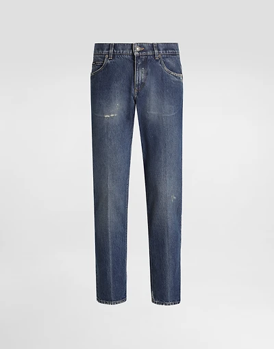Regular cotton jeans