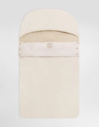 Newborn interlock baby nest with logo and polka dots