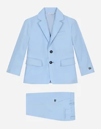 Linen single-breasted suit