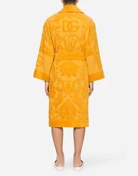 Bath Robe Terry Cotton Jacquard
