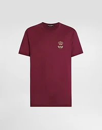 Cotton T-shirt with embroidery