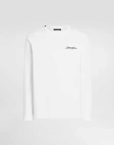 cotton t-shirt with embroidery