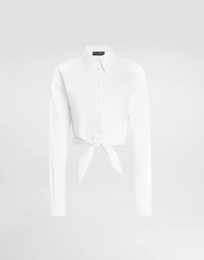 Stretch poplin shirt