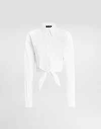 Stretch poplin shirt