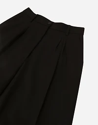 Wool gabardine shorts