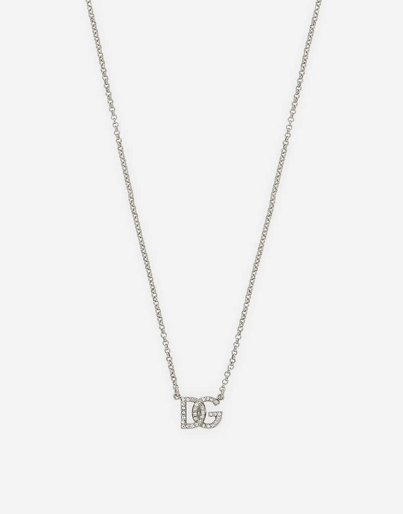 Fine link necklace with DG logo