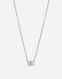 Fine link necklace with DG logo
