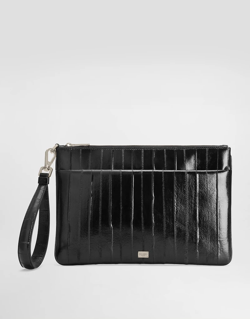 Eel skin necessaire