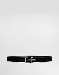 Cotton velvet belt