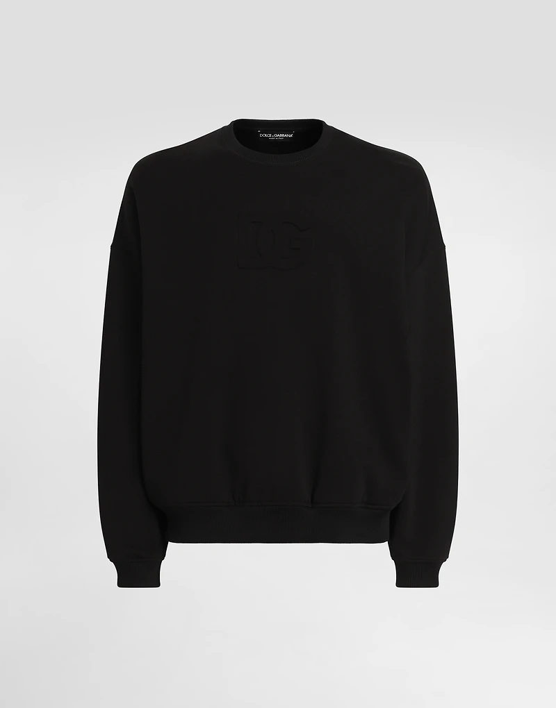 Cotton sweatshirt with logo