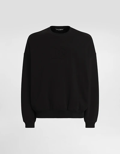 Cotton sweatshirt with logo