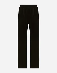 Velvet jogging pants