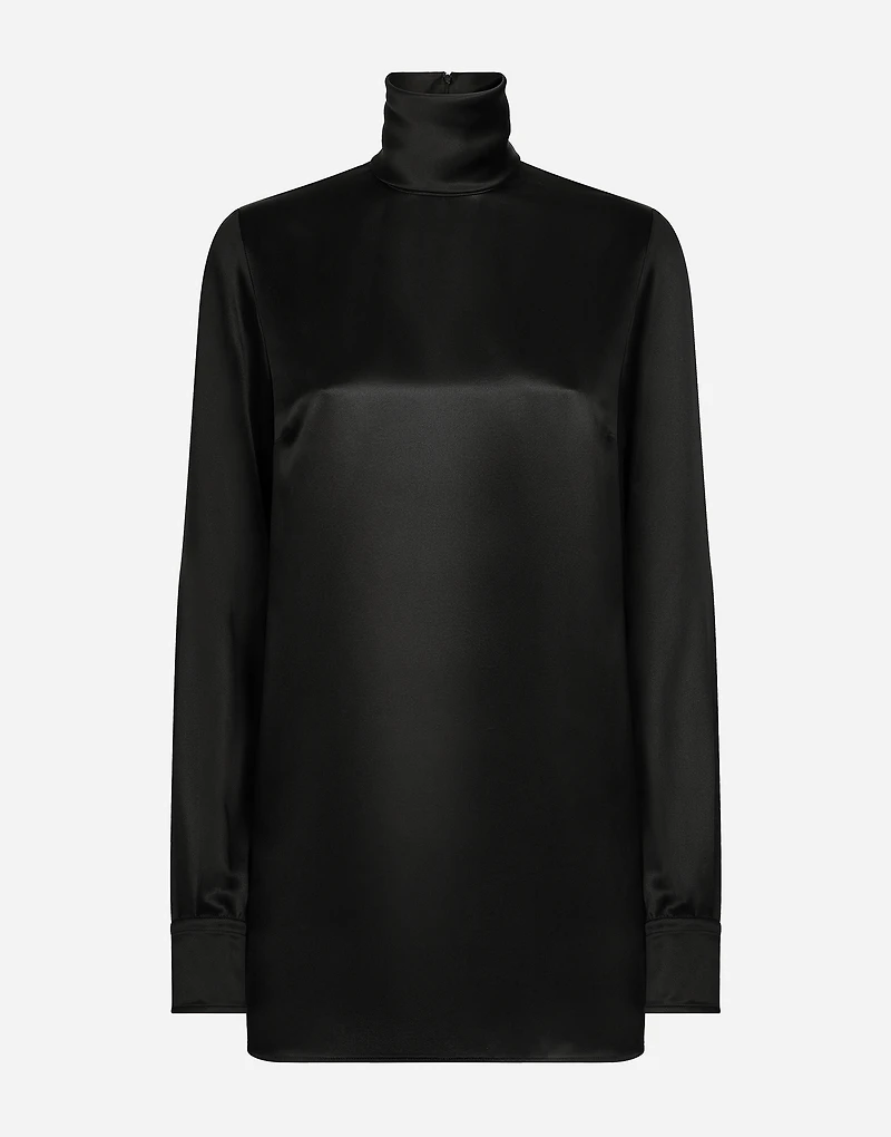 Silk satin blouse