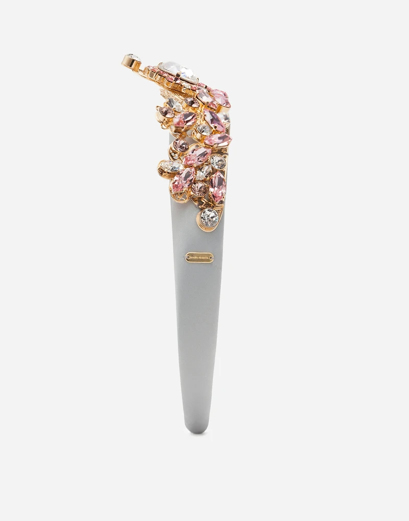 Headband with all over jewellery application