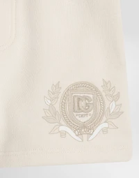 Fleece shorts with DG logo