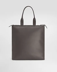 Calfskin nappa leather shopper