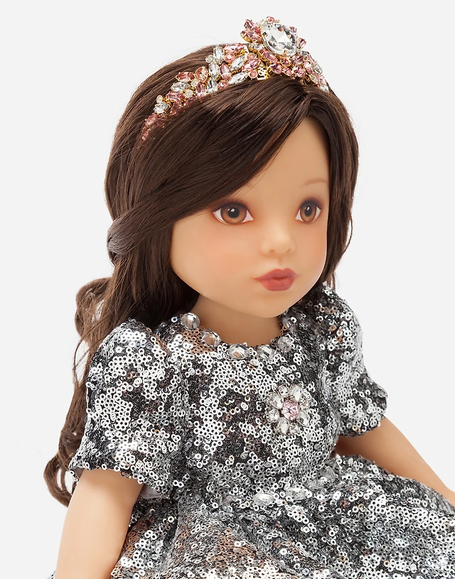 Doll with sequined dress