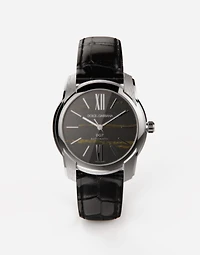 Steel and tiger’s eye watch