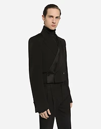 Double-breasted wool Spencer jacket