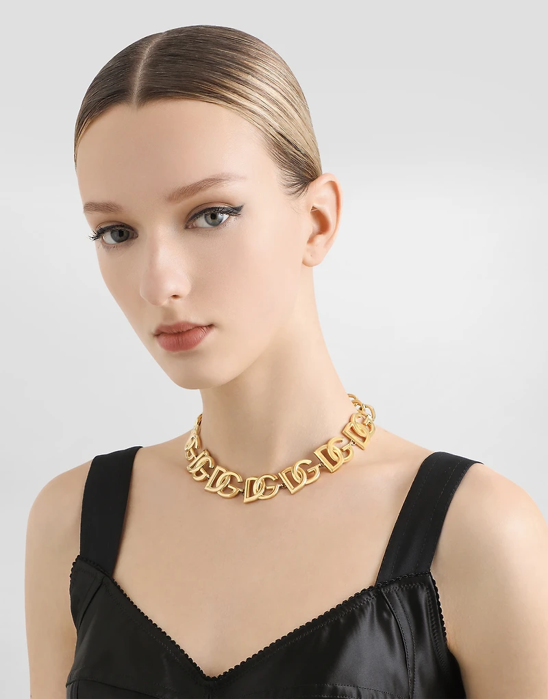 Choker with multiple DG logos