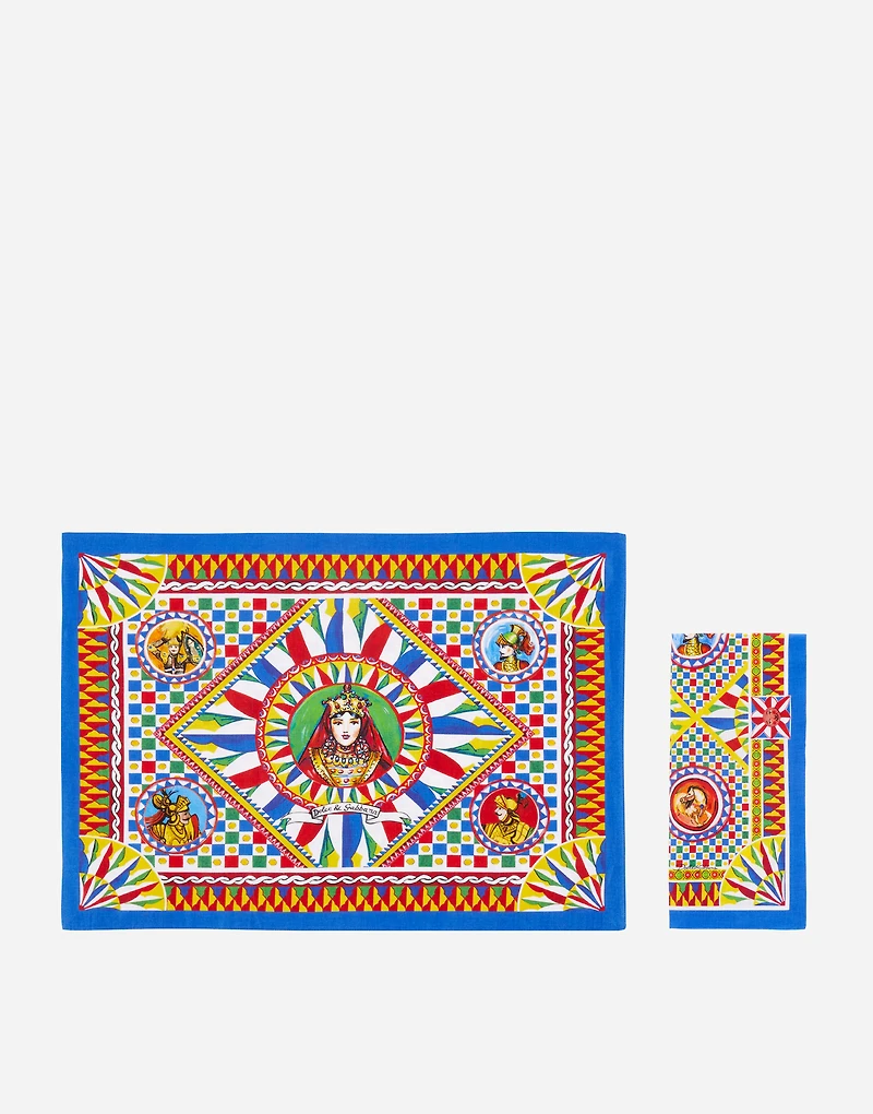 Set Linen Placemat and Napkin