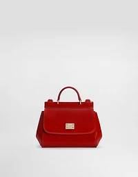 Patent leather mini Sicily bag
