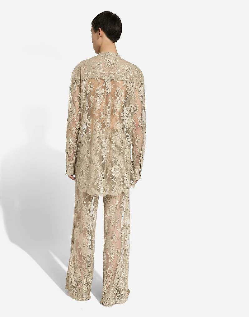 Tailored Galloon lace pants
