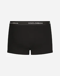 Fine-rib regular cotton boxers